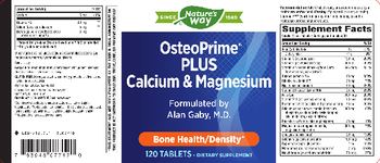 Nature's Way OsteoPrime Plus Calcium & Magnesium - supplement