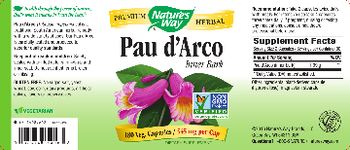 Nature's Way Pau d'Arco Inner Bark 545 mg - supplement