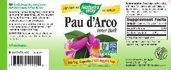 Nature's Way Pau d'Arco Inner Bark 545 mg - supplement