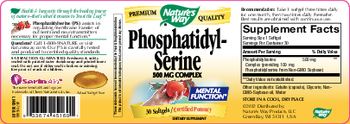 Nature's Way Phosphatidyl-Serine 500 mg Complex - supplement