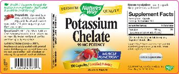 Nature's Way Potassium Chelate - supplement