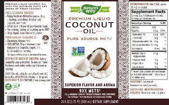Nature's Way Premium Liquid Coconut Oil - supplement