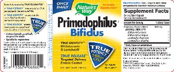 Nature's Way Primadophilus Bifidus - supplement