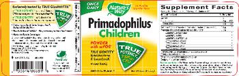 Nature's Way Primadophilus Children - supplement