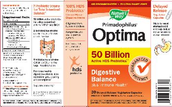 Nature's Way Primadophilus Optima - probiotic supplement with researched strains