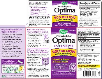 Nature's Way Primadophilus Optima Intensive - supplement