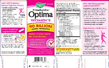 Nature's Way Primadophilus Optima Women's - supplement