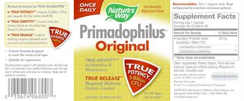 Nature's Way Primadophilus Original - supplement