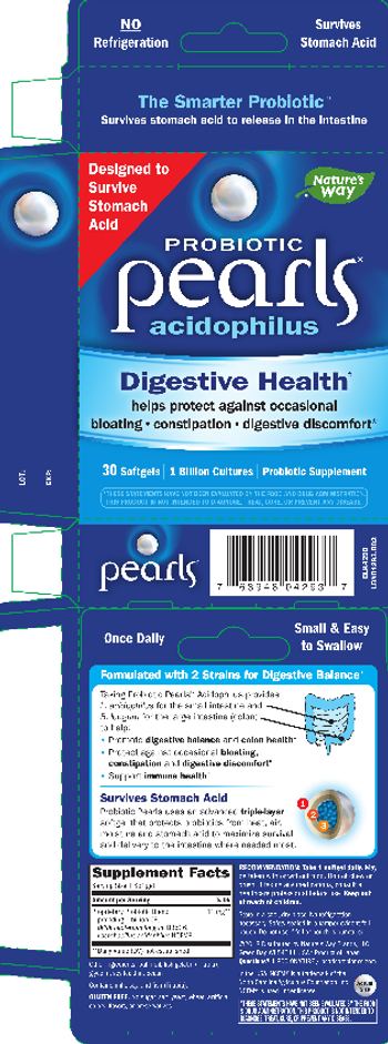 Nature's Way Probiotic Pearls Acidophilus - probiotic supplement