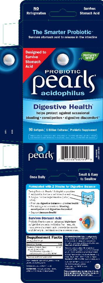Nature's Way Probiotic Pearls Acidophilus - probiotic supplement