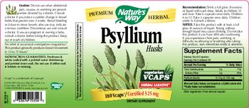 Nature's Way Psyllium Husks - supplement