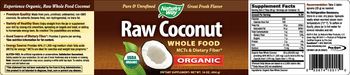 Nature's Way Raw Coconut - supplement