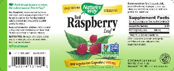 Nature's Way Red Raspberry Leaf - supplement