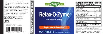 Nature's Way Relax-O-Zyme - supplement