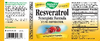 Nature's Way Resveratrol - supplement
