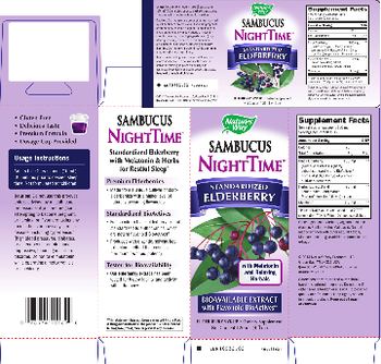Nature's Way Sambucus Night Time - supplement
