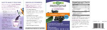 Nature's Way Sambucus Vitamin C Fizzy 1,000 mg - supplement