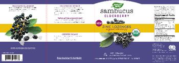 Nature's Way Sambucus Zinc Lozenges Original Elderberry - supplement