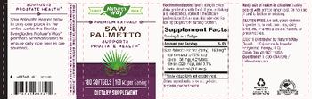Nature's Way Saw Palmetto 160 mg - supplement