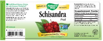 Nature's Way Schisandra Fruit - supplement
