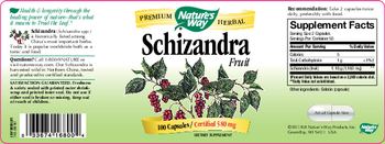 Nature's Way Schizandra Fruit - supplement