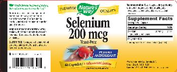Nature's Way Selenium 200 mcg - supplement