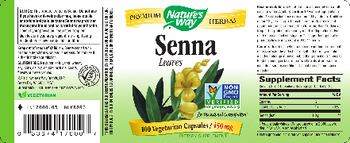 Nature's Way Senna Leaves 450 mg - supplement