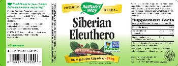 Nature's Way Siberian Eleuthero - supplement