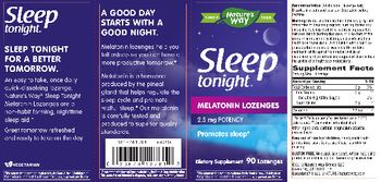 Nature's Way Sleep tonight Melatonin Lozenges 2.5 mg - supplement