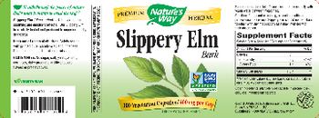 Nature's Way Slippery Elm Bark 400 mg - supplement