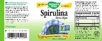 Nature's Way Spirulina Micro-Algae 380 mg - supplement