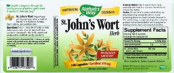 Nature's Way St. John's Wort Herb - supplement