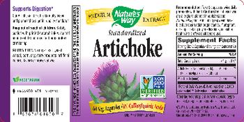 Nature's Way Standardized Artichoke - supplement