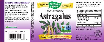 Nature's Way Standardized Astragalus - supplement
