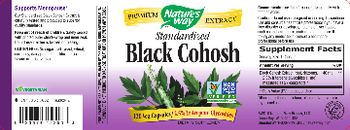 Nature's Way Standardized Black Cohosh - supplement