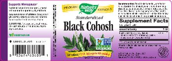 Nature's Way Standardized Black Cohosh - supplement