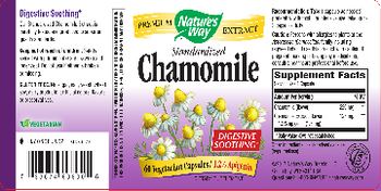 Nature's Way Standardized Chamomile - supplement
