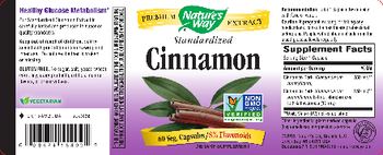 Nature's Way Standardized Cinnamon - supplement