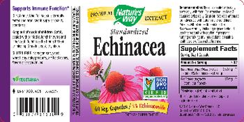 Nature's Way Standardized Echinacea - supplement