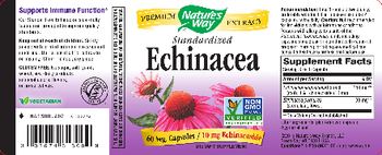 Nature's Way Standardized Echinacea - supplement