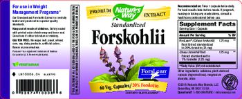 Nature's Way Standardized Forskohlii - supplement
