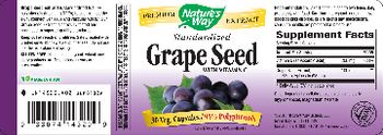 Nature's Way Standardized Grape Seed With Vitamin C - supplement