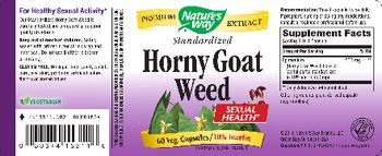 Nature's Way Standardized Horny Goat Weed - supplement