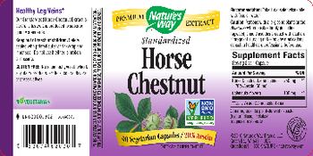 Nature's Way Standardized Horse Chestnut - supplement