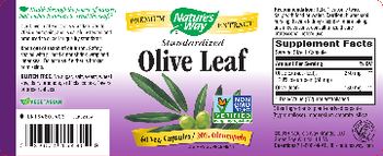 Nature's Way Standardized Olive Leaf - supplement
