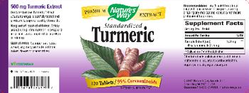 Nature's Way Standardized Turmeric - supplement