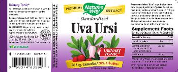 Nature's Way Standardized Uva Ursi - supplement