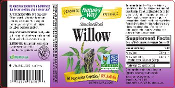 Nature's Way Standardized Willow - supplement