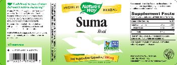 Nature's Way Suma Root 500 mg - supplement