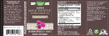 Nature's Way Super Milk Thistle - supplement